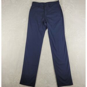 Tasc Motion Pants Men's 30x33 Navy Blue Slim Fit Tapered Performance Bamboo NWOT